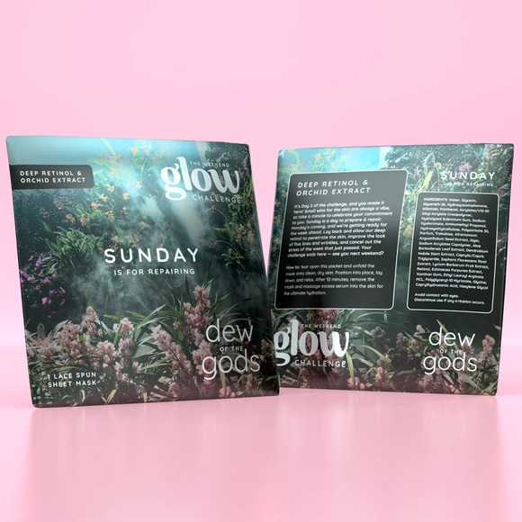 The Weekend Glow Challenge Sheet Masks - unopened package - Picture 3 of 7